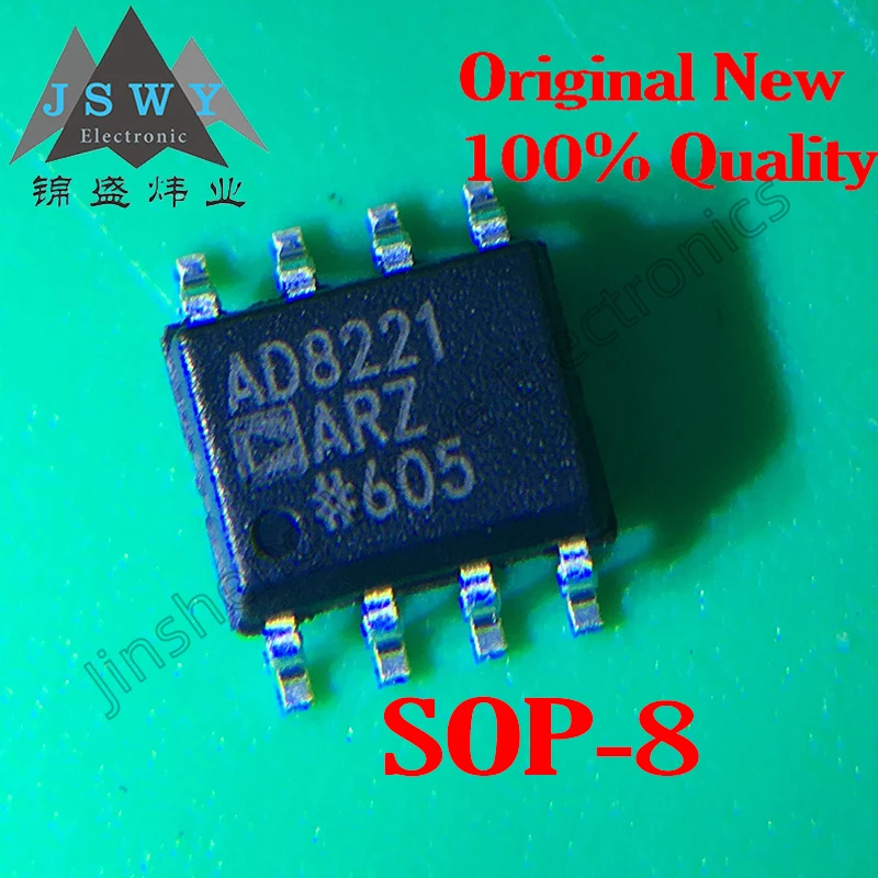 

1~100PCS AD8221ARZ AD8221 SMT SOP8 Instrumentation Operational Amplifier Chip IC Quality Assurance Ship Now
