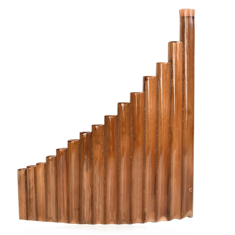 

Pan Flute 15 Pipes Natural Bamboo Wind Instrument Panpipe G Key Panpipe Chinese Traditional Woodwind Instrument