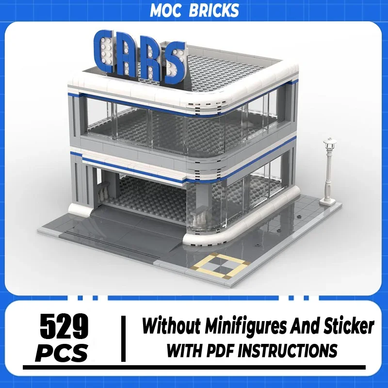 Строительный блок Moc модель скоростной парковки конструктор сделай сам в сборе