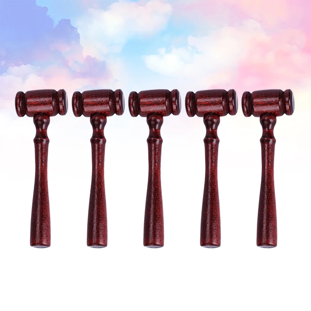 

Gavel Judge Toy Wooden Hammer Mini Kids Mallet Costume Prop Court Auction Wood Beat Block Toys Lawyer Set Courtroom Play Law