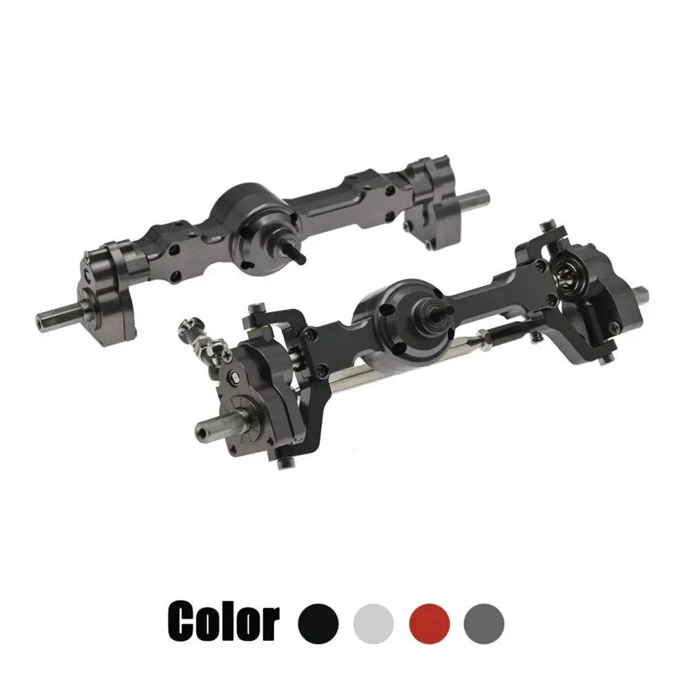 2 шт./лот WPL CNC анодированный цельнометаллический передний задний портальный мост