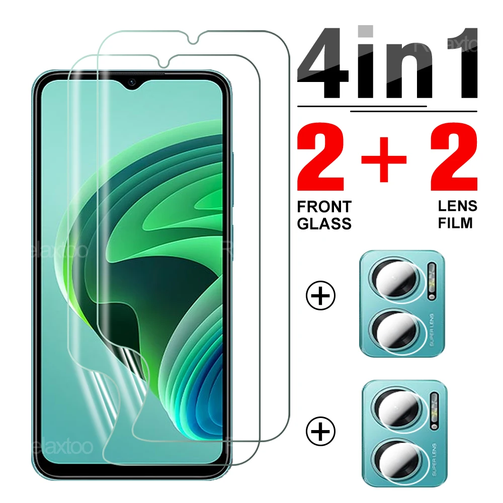 Front Screen Hydrogel Film 4in1 For Xiaomi Redmi Note 11E 5G Lens Protector For Redmi Note 11E 11 E Note11E Not Glass 6.58 inch