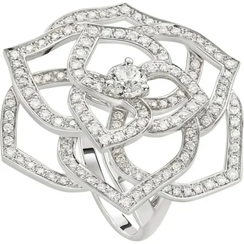 Кольца Piagetes Из Стерлингового Серебра 925 Пробы Элегантный Дизайн Доступная Цена