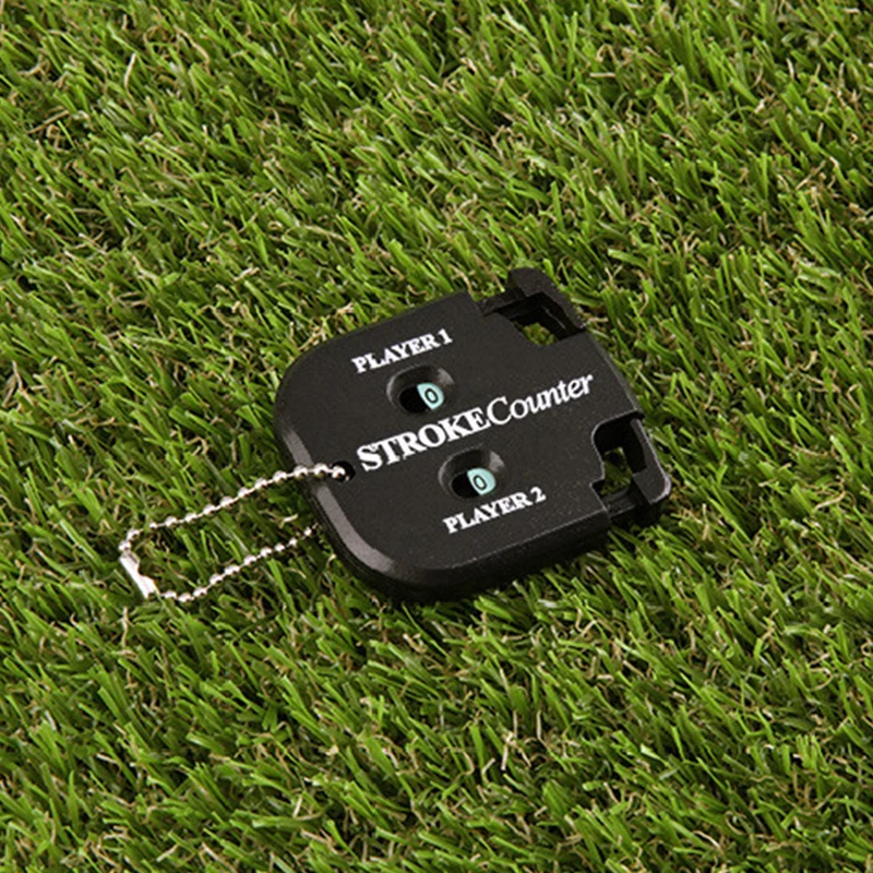 

Mini Handy Golf Shot Count Stroke Putt Score Counter Two Digits Scoring Keeper With Key Chain Golf Training Aids Golf Accessorie