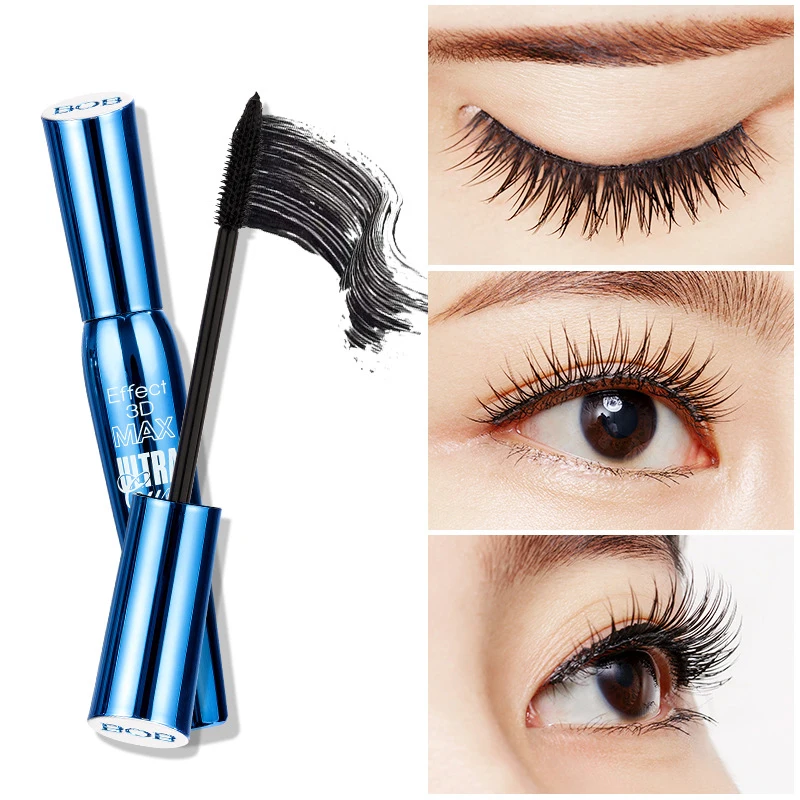 

3D Black Mascara Curling Lengthens Extra Volume Eyelashes Waterproof Anti-sweat Non-smudge Long-wearing Mascara Eye Cosmetics