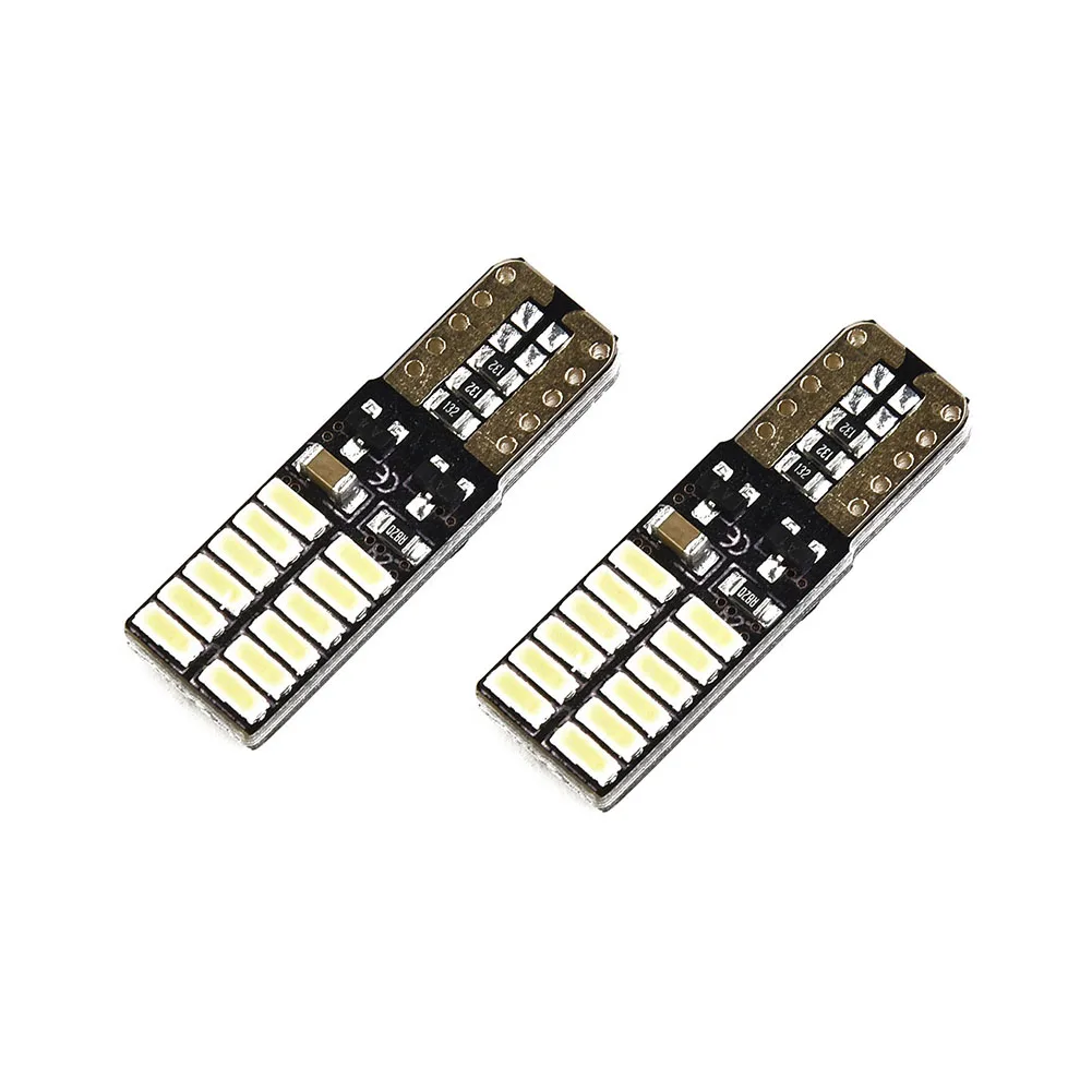 

Светодиодные лампы T10, белые, 000 часов, Ксеноновые, 24 светодиода, 24-SMD, 50 лампочек, CANbus, для Mercedes-Benz W204