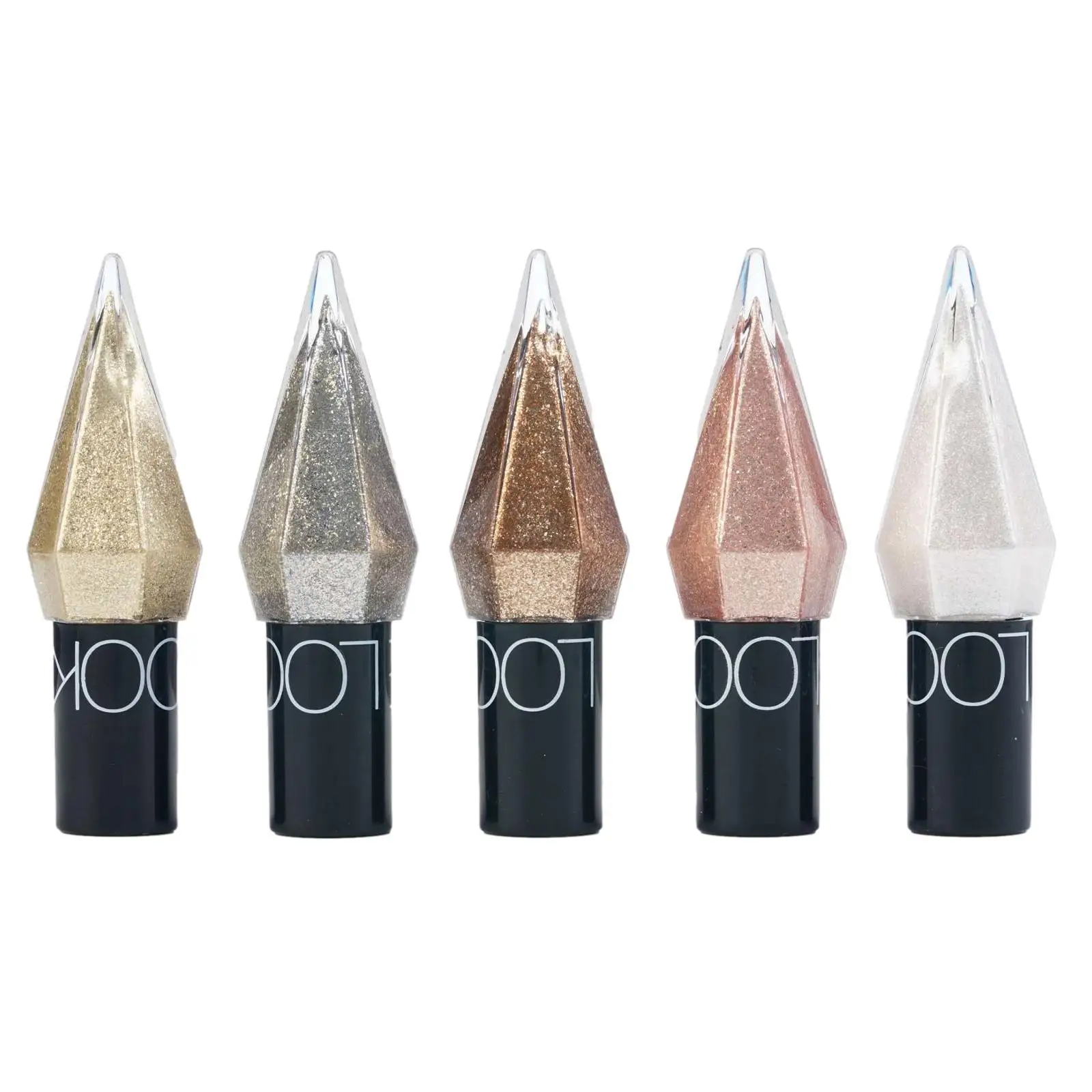 

5 color Professional Shiny Eye Liners Cosmetics for Women Pigment Silver Rose Gold Color Liquid Glitter Eyeliner Beauty Makeup