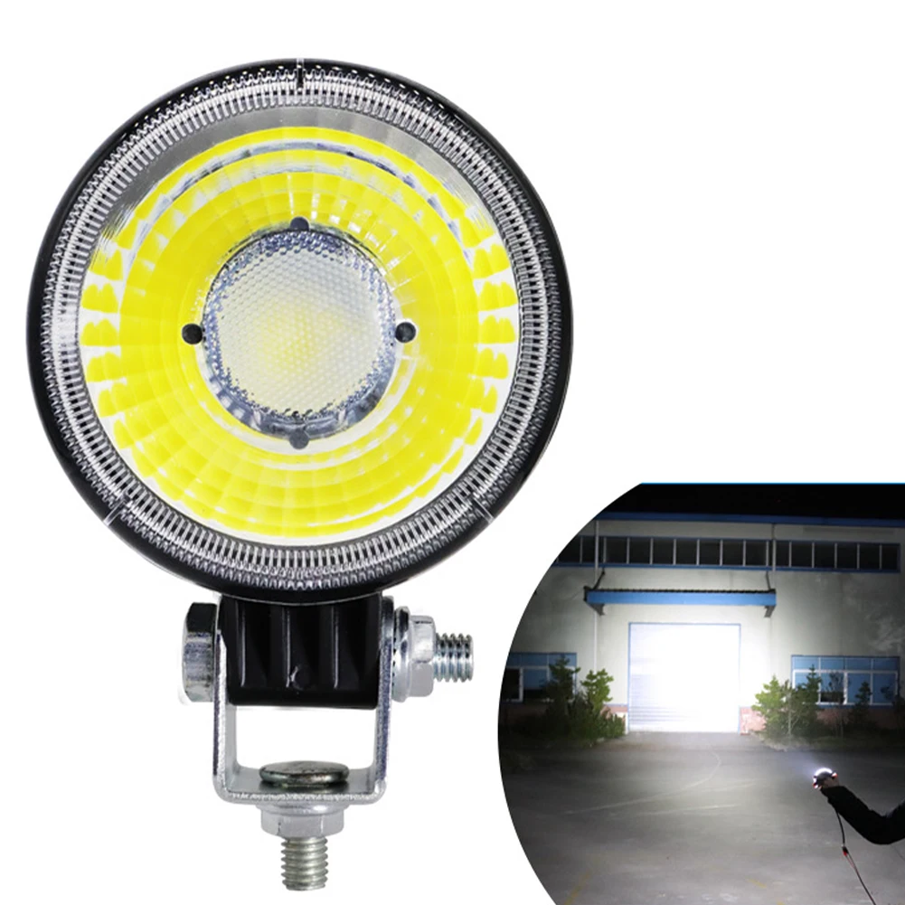 

2Pcs 60w LED COB Car Work Light Round Spotlight Car Headlight For Truck Offroad Night Driving Lights For SUV ATV Headlamp