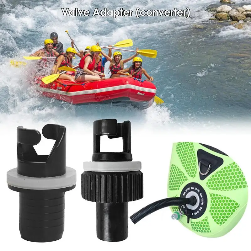 Boat Air Adapter Inflatable Boat Kayak Converter Accessories Air Foot Pump Hose Adapter Boat Kayak Air Connect