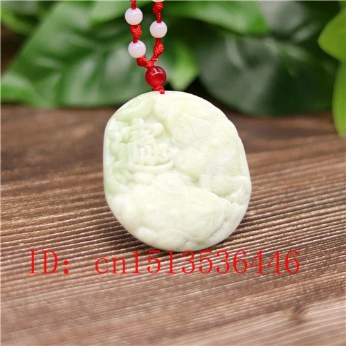 Китайский белый нефрит жаба кулон ожерелье Очаровательная бижутерия резной