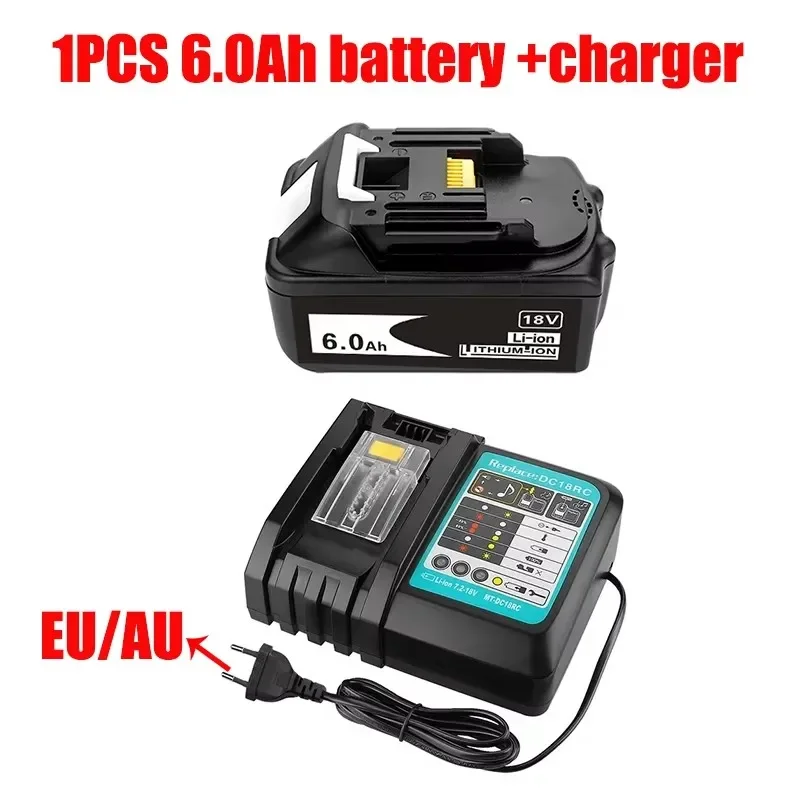 Battery For Makita 18V 6000mAh Rechargeable 18650 Lithium-ion Cell Suitable Power Tool BL1860 BL1830 BL1850 LXT400