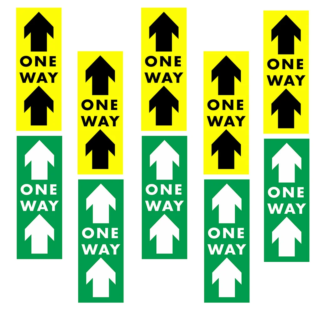 

Floor One Waystickers Sign Distance Marker Safety Vinyl Social Warning Directional Windows Direction Carsticker Signs Window