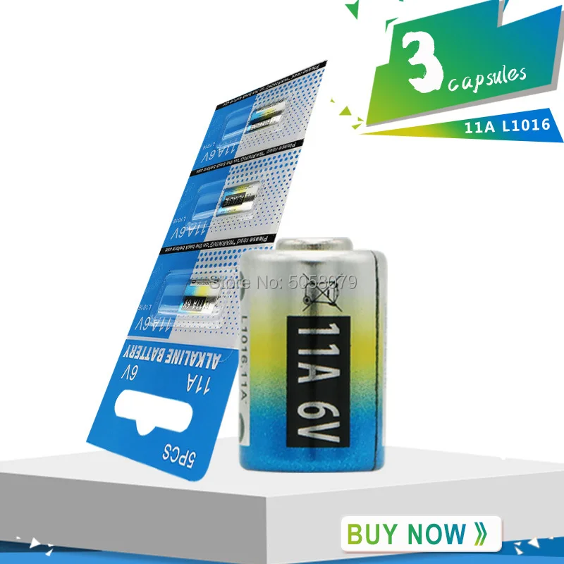 Щелочная батарея 11A 6 в автомобильная