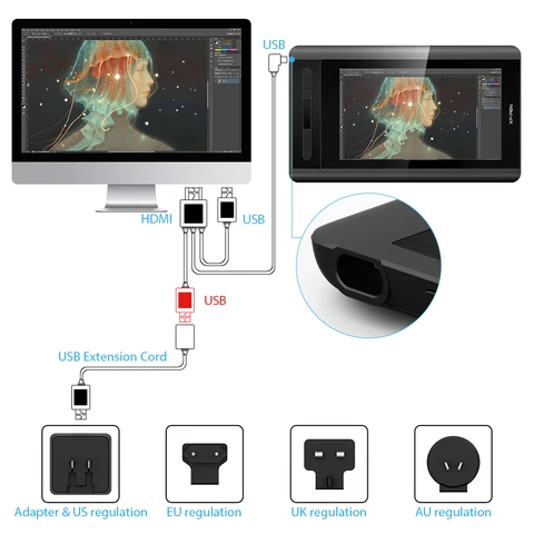 XPpen Artist 12 графический планшет