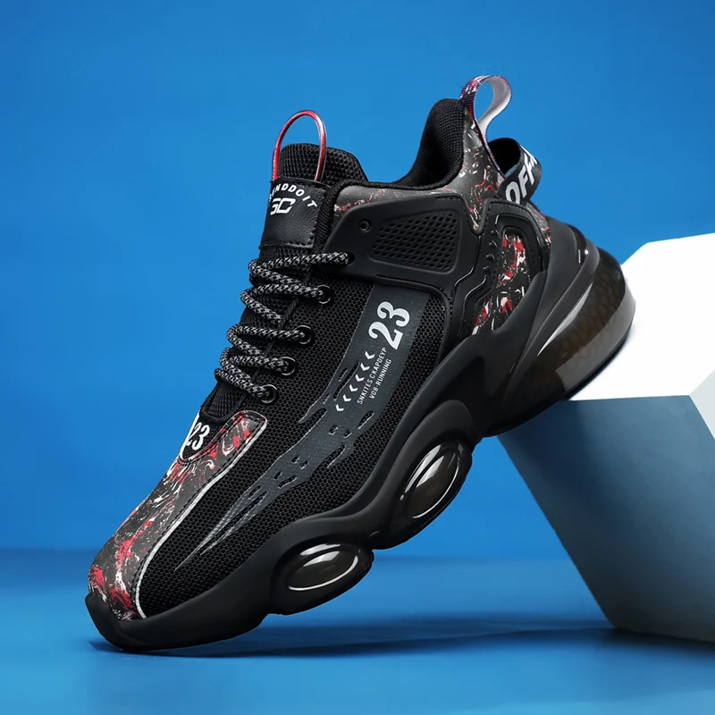 SENAGE 2023 New Running Shoes Man Athletic Training Sport Shoes Outdoor Non-slip Walking Sneakers for Men Basketball Shoes