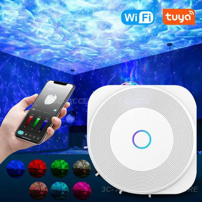 

450nm Starry Night Light Amazon Aexa Starry Sky Projector Family Bedroom Decoration Laser Full Star Projector Home -1040°