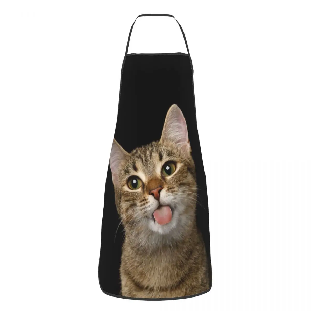 

Portrait Of Domestic Cat Apron Cuisine Cooking Baking Gardening Cute Kittens Bib Cafe Waterproof Tablier Adult