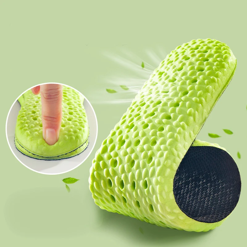 

Мягкая стелька из полыни попкорн, летняя амортизирующая стелька из полиуретана, дезодорант из латекса, дышащая удобная спортивная эластичная стелька