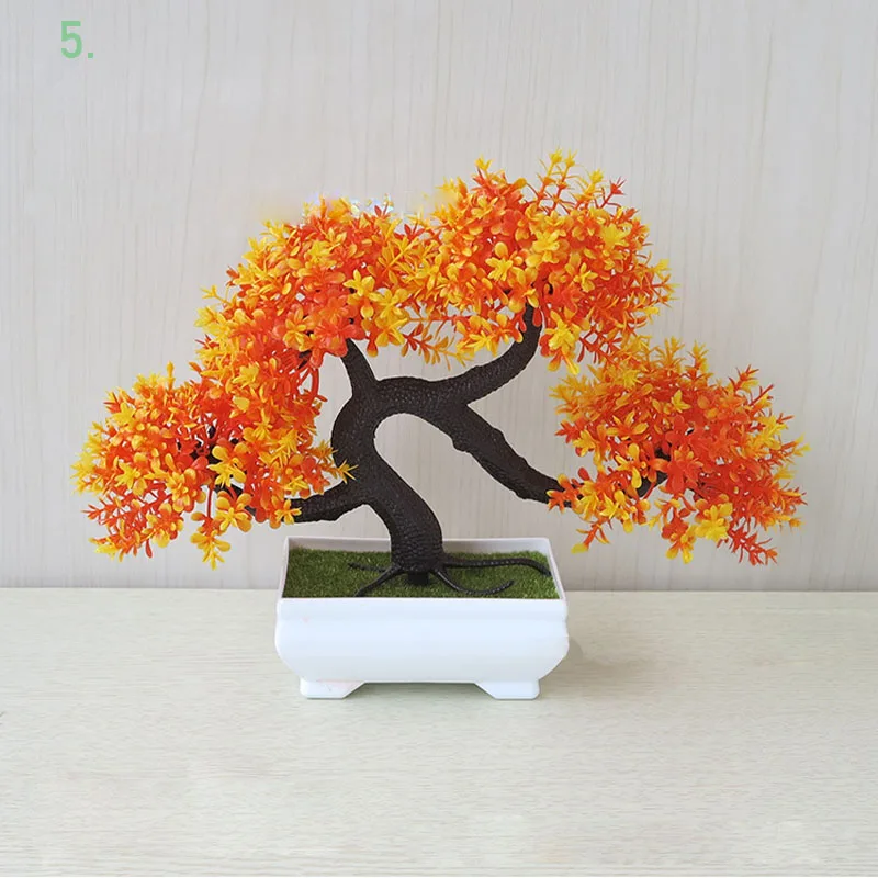 

Simulated Welcome Pine Hotel Plant Bonsai Artificial Plastic Pine Small Bonsai Home Decoration Desktop Decoration