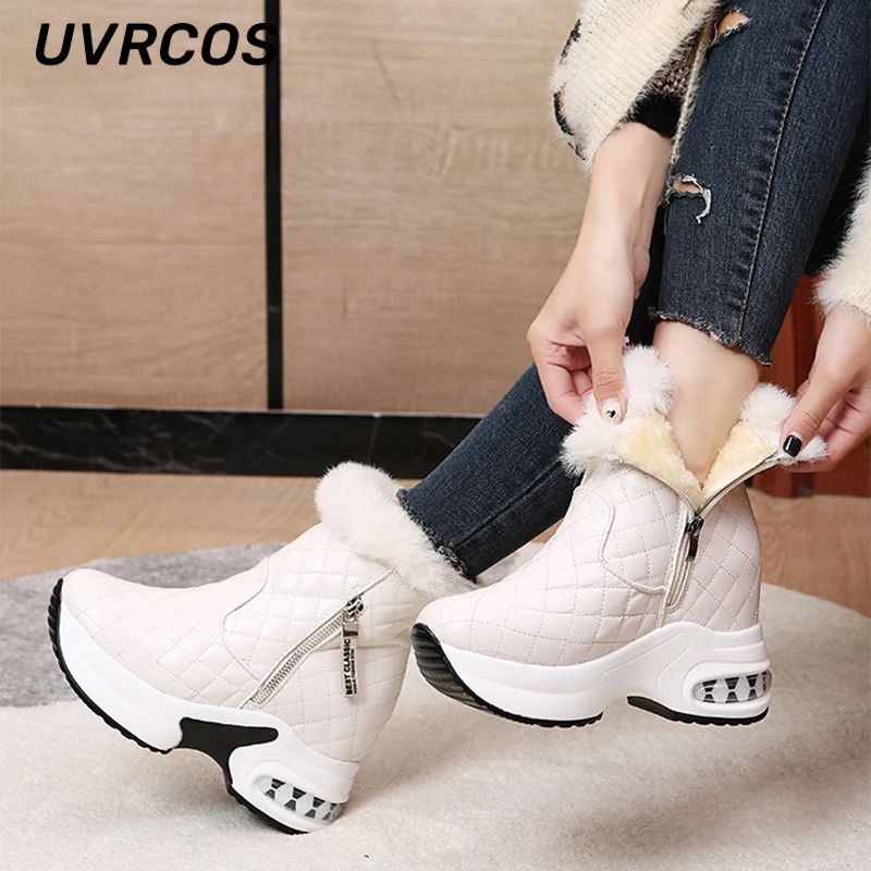 Winter Women Warm Sneakers Platform Snow Shoes 2022 Boots Female Causal for Zipper Ladies The New Listing
