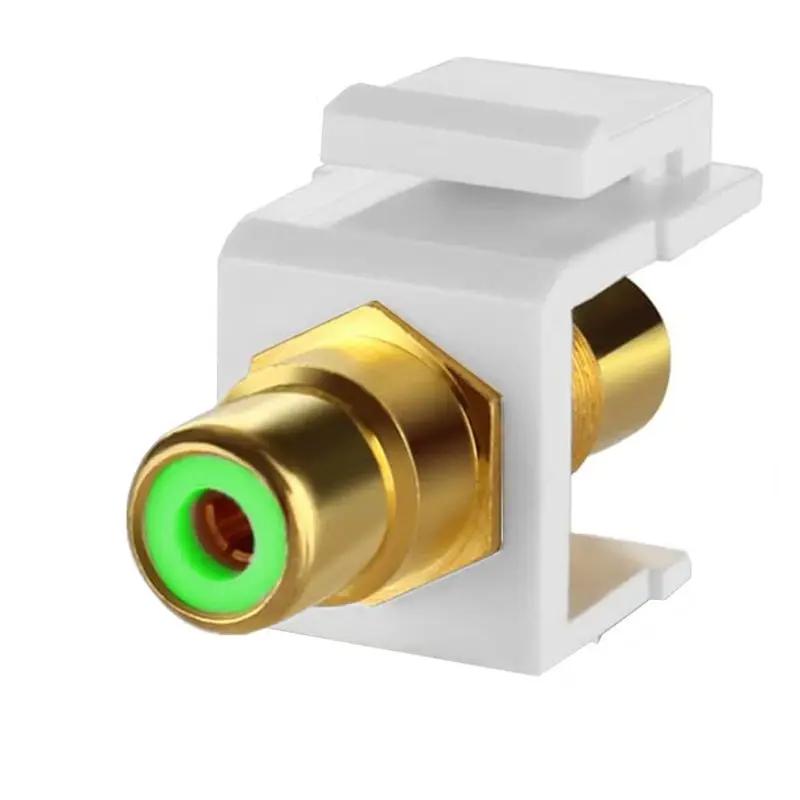 

RCA Keystone Женская панель с пряжкой головка гнездо модуль адаптер для настенной панели розетка панель установка