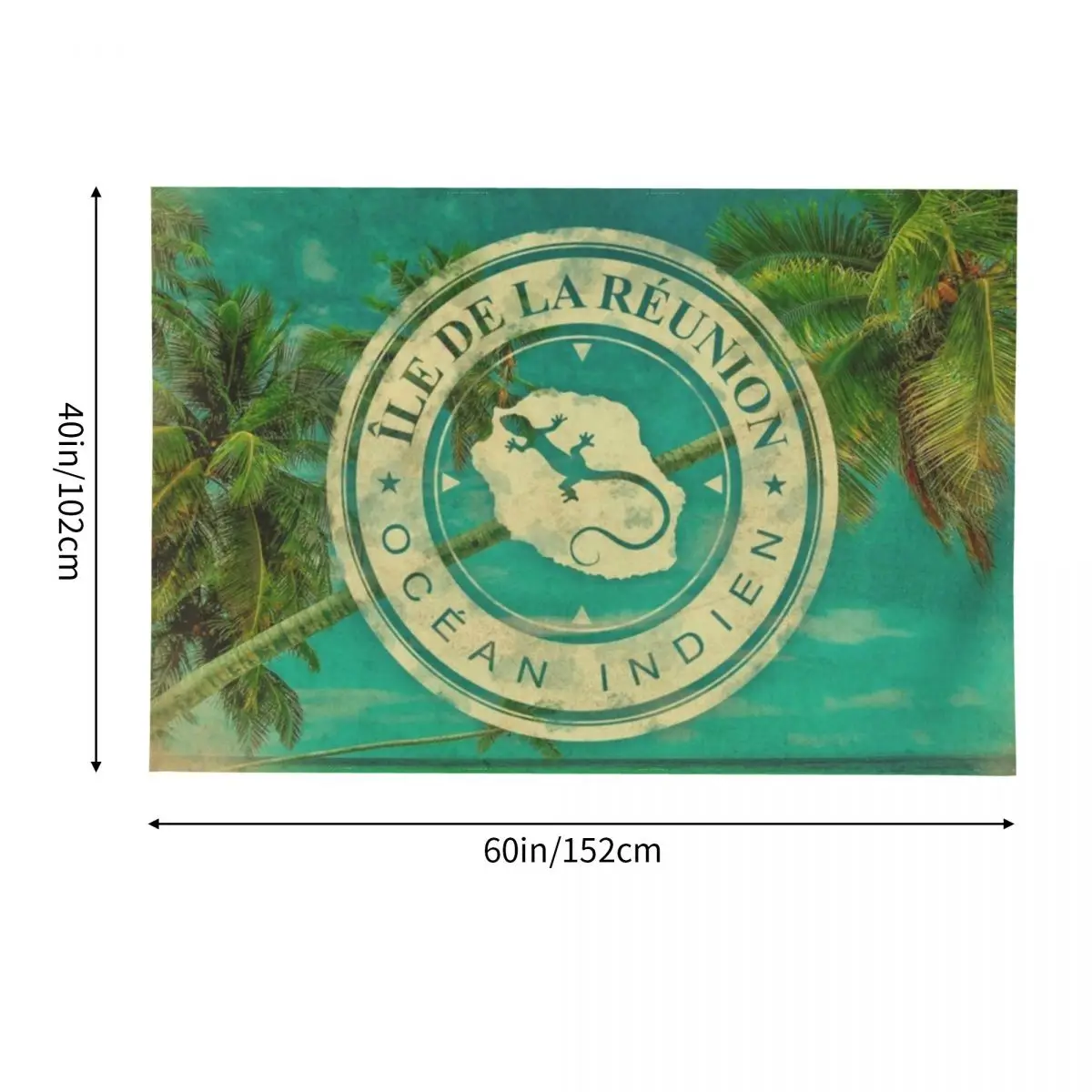 Ile de La Reunion - 974 гобелен декор для комнаты в корейском стиле