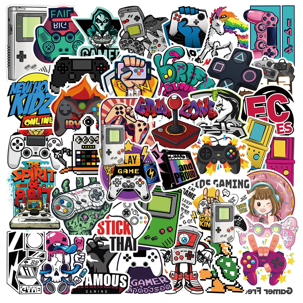 

10/30/50 ШТ. Мультфильм Игровая Консоль Серия Стикер Прохладный Граффити DIY Для Чемодана Ноутбука Ipai Скутер Водонепроницаемый Стикер Оптовая