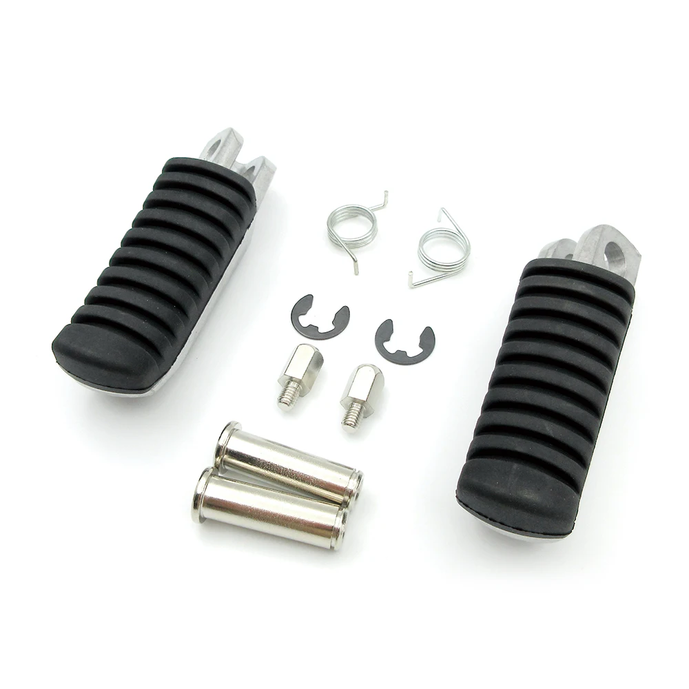 

Передние Подножки для мотоцикла, комплект педалей для Kawasaki ZRX400 ZRX1100 ZRX1200 Z750 Z1000 EX250 Ninja 250R ZZR1100 ZX6R ZX9R
