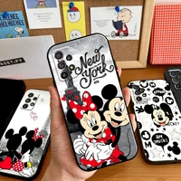 mickey minnie mouse cartoon phone case for samsung galaxy a11 a12 a21 a21s a22 a30 a31 a32 a50 a51 a52 a70 a71 a72 5g tpu back