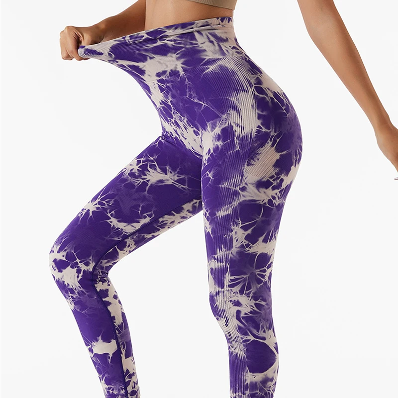 Seamless Leggings Workout Clothes for Women Push Up Butt Tights Yoga Pants Gym Active Wear High Waist Fitness Printed Leggings