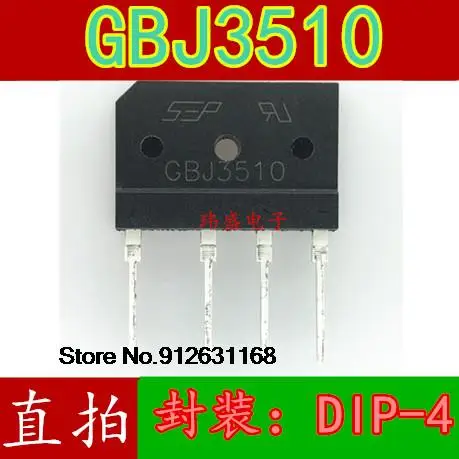 

20PCS/LOT GBJ3510 KBJ3510 35A 1000V /
