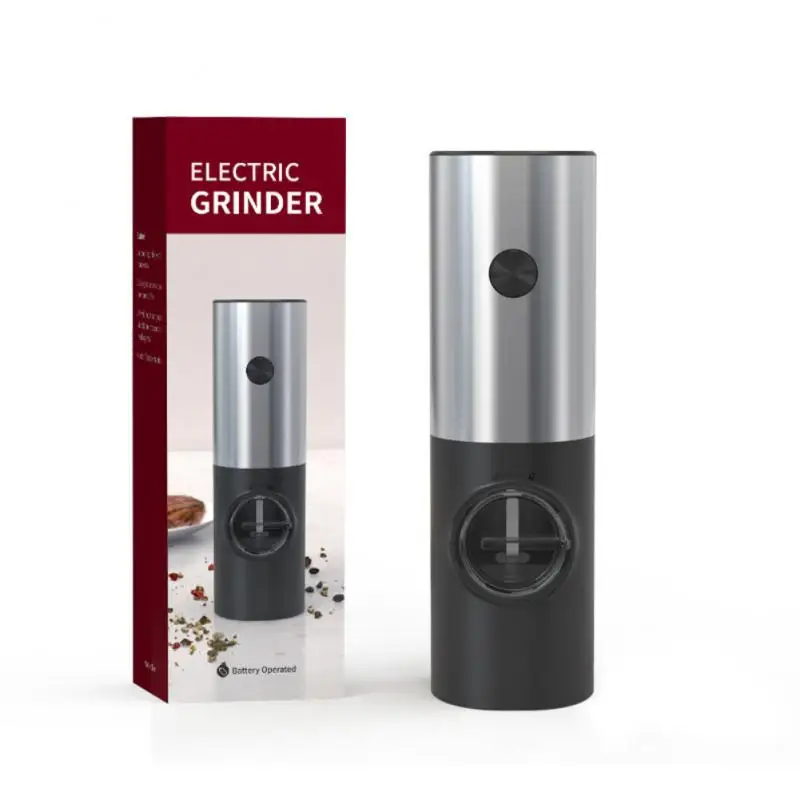 

Automatic Electric Pepper Grinder Powder Gravity Induction Grinder Bottle Set Energy Saving Sea Salt Pepper Shakers Kitchen 2023