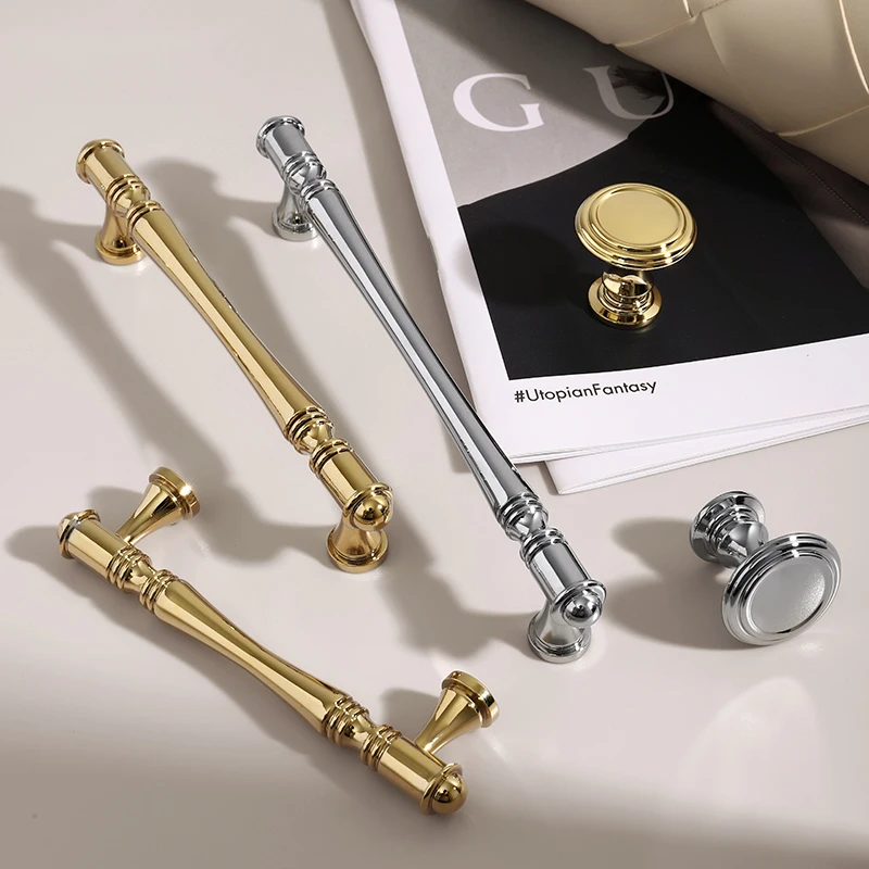 

Solid Brass Gold Cabinet Handles Desk Drawer Pull Furniture Door Knob for Drawer Knob Wholesale Handles for Cabinets and Drawers