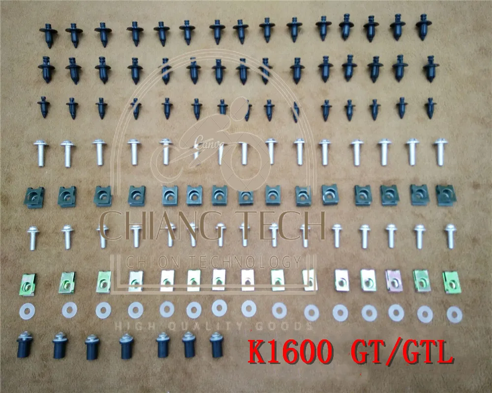 

Fairing Bodywork Kit Bolts Screws For Fit BMW K1600 GT/GTL 2011-2015