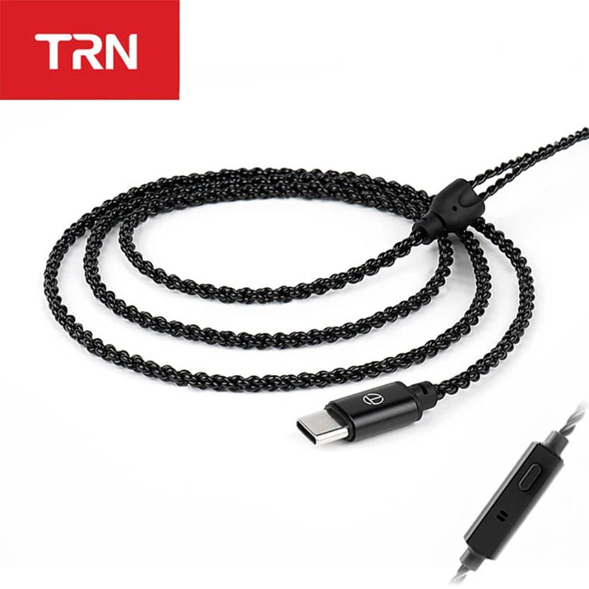 

TRN A6 Type C Earphones Cable Upgraded Silver Plated With for TRN MT1 VX BA15 KZ ZS10/ZSX/ZSN PRO/ASX/C12 /C16/AS16/ZAX/EDX