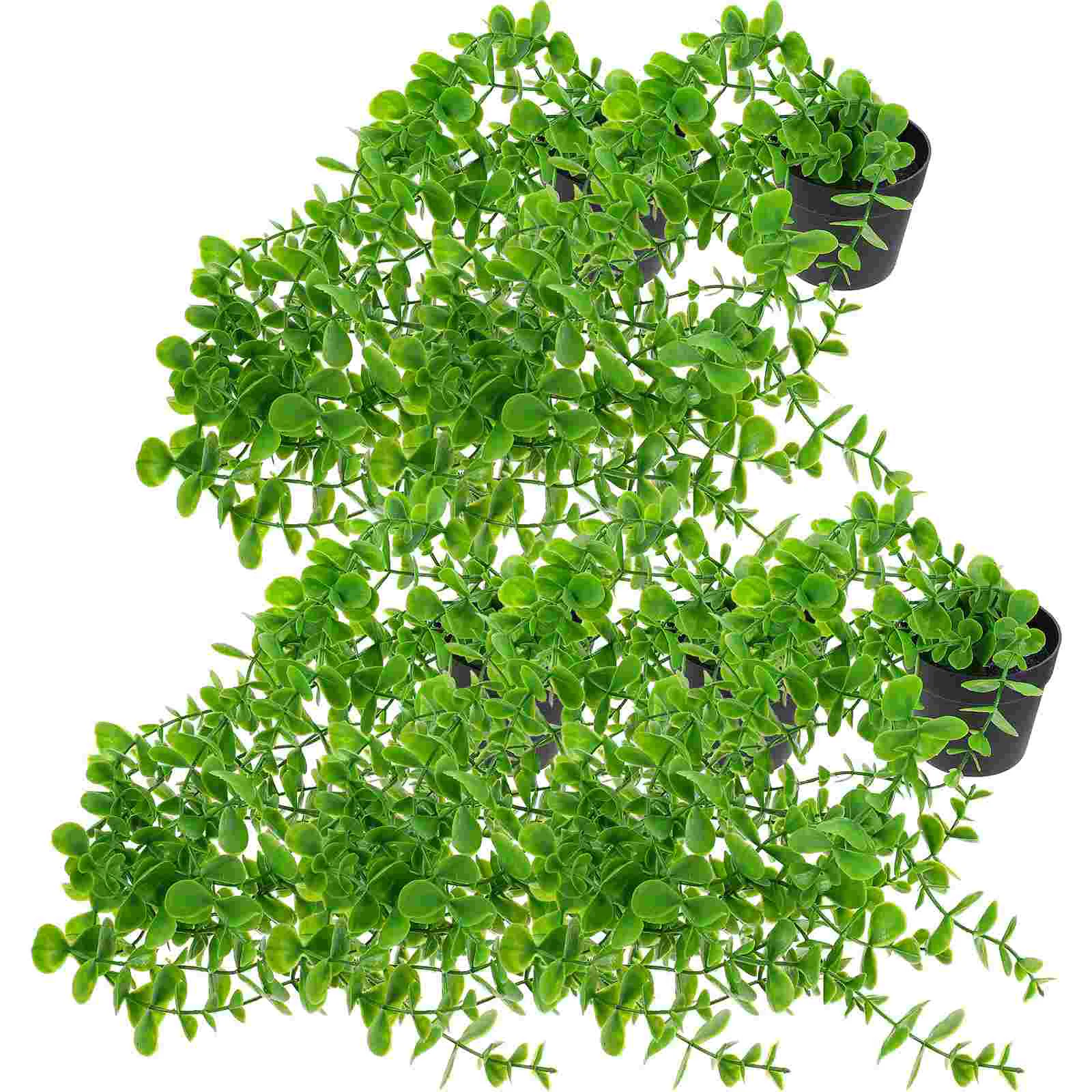 5 шт. искусственные подвесные растения в горшках уличный декор потолочные