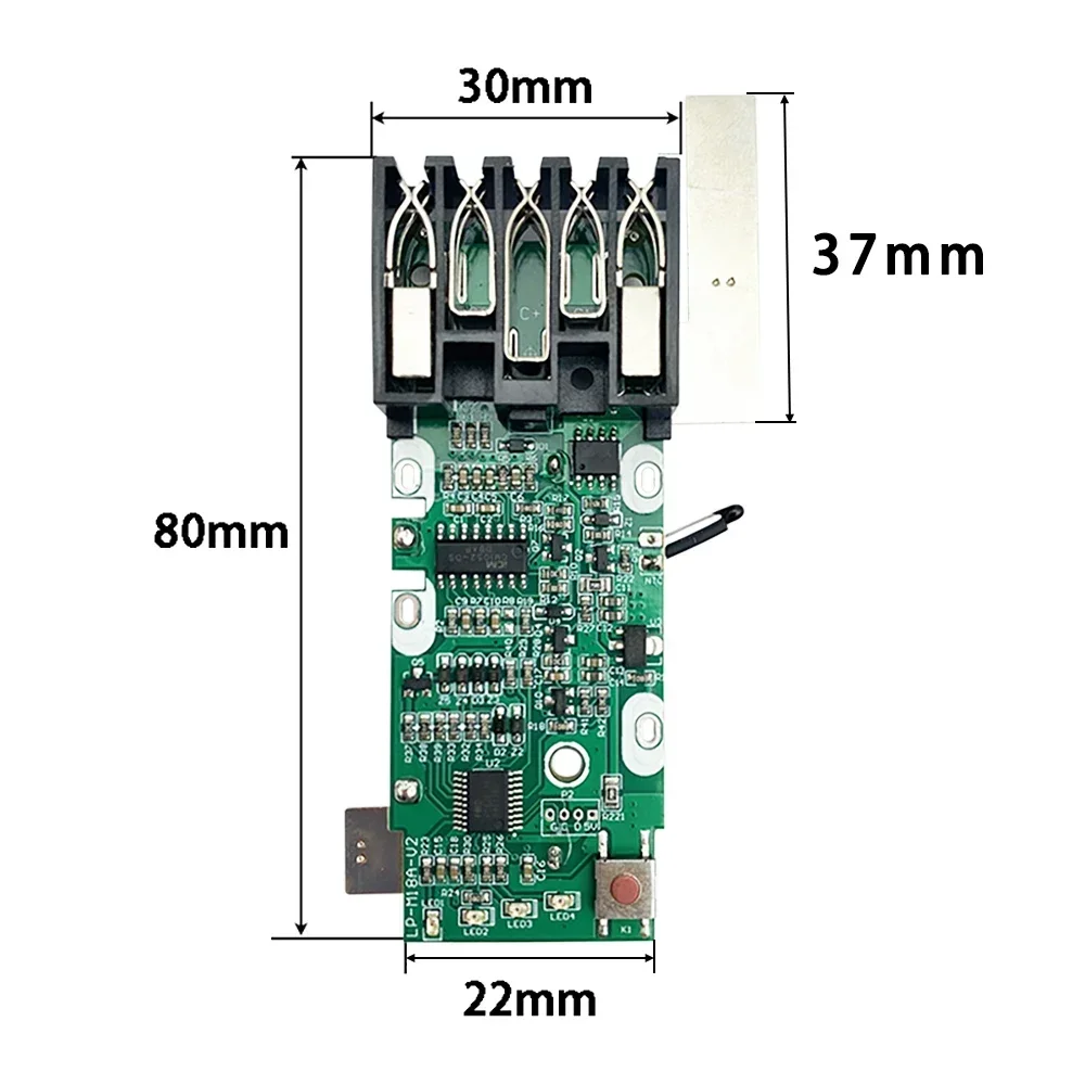For M18 PCB Charging Protection Circuit Board Milwaukee 18V 3Ah 4Ah 5Ah 6Ah Li-ion Battery Motherboard 48-11-1811