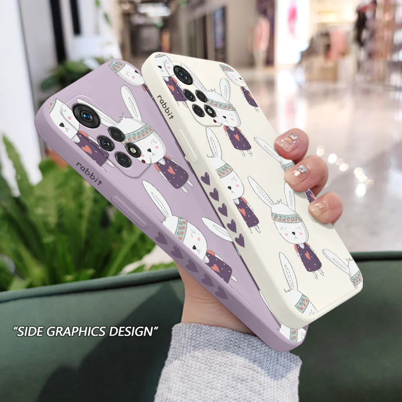 

Well-behaved Rabbit Phone Case For Xiaomi Redmi Note 11 11S 11T 10 10A 10T 10S 9T 9 8 7 Pro Plus 10C 9A 9C 9T 4G 5G Cover