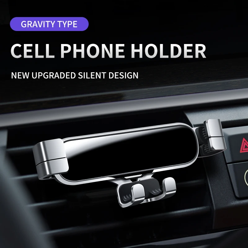 

Car Phone Holder For Tesla Model Y 3 S X Air Vent Gravity Cell Phone Holder Smartphone Mobile Stand GPS Support Mount Accessory