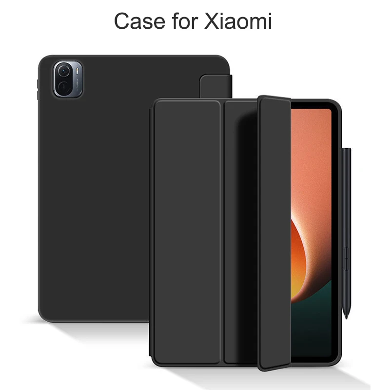 

Case For Xiaomi Pad 5 Case for mi pad 5 5 Pro Case Mi Pad 4 Case Auto Wake up and Sleep Silicone Cover Funda Support Charging