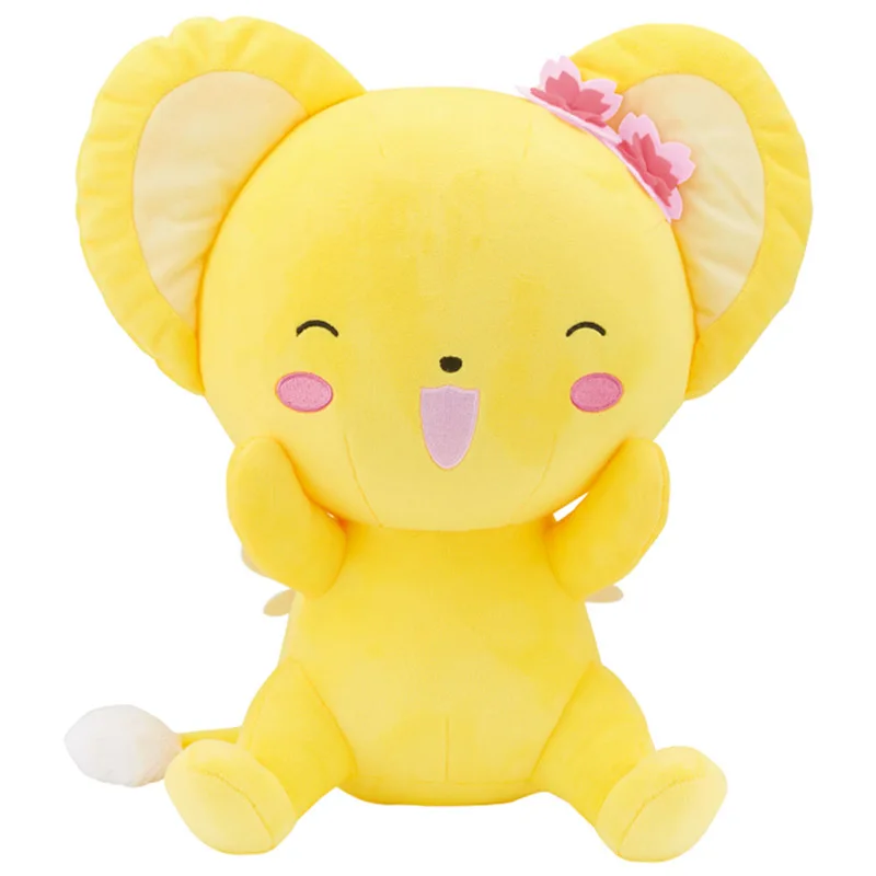 

Cute Japan Anime Card Captor Sakura Kero Chan With Cherry Blossoms Big Plush Stuffed Pillow Cushion Doll Toy 30cm Kids Gifts