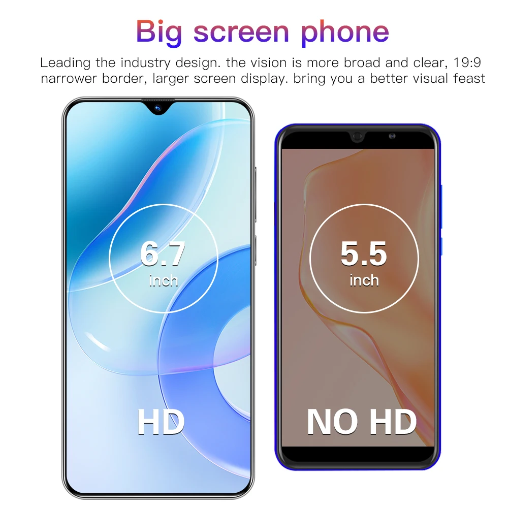 Смартфон глобальная версия Mobile P50 Pro 8 + 128 ГБ 6 7 дюйма 10 ядер 24 48 Мп MTK6595 Andriod 0 две