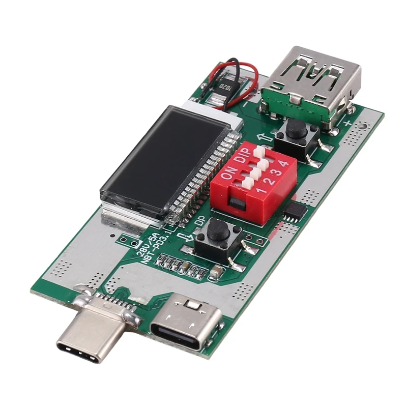

USB-тестер Type-C, Многофункциональный измеритель напряжения и силы тока, PD3.1, протокол быстрой зарядки, амперметр, цифровой монитор