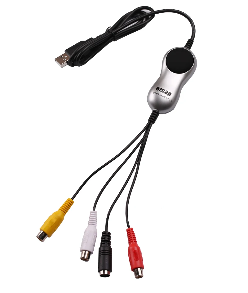 Ezcap USB2.0 AV S видеозахват DVD VHS DVR 8 мм, устройство записи с цифровым преобразователем для Windows 1087 (art.: 3920c0230a2fe) - 3920c0230a2fe