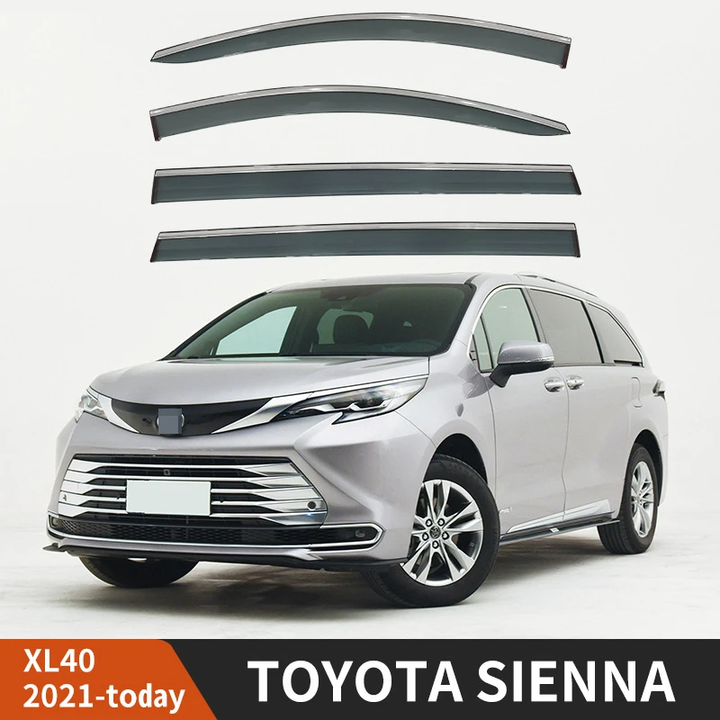 

Car Window Rain Cover Visor For Toyota Sienna XL30 XL40 2011-2021 Rear View Mirror Rain Brow Shield Accessories