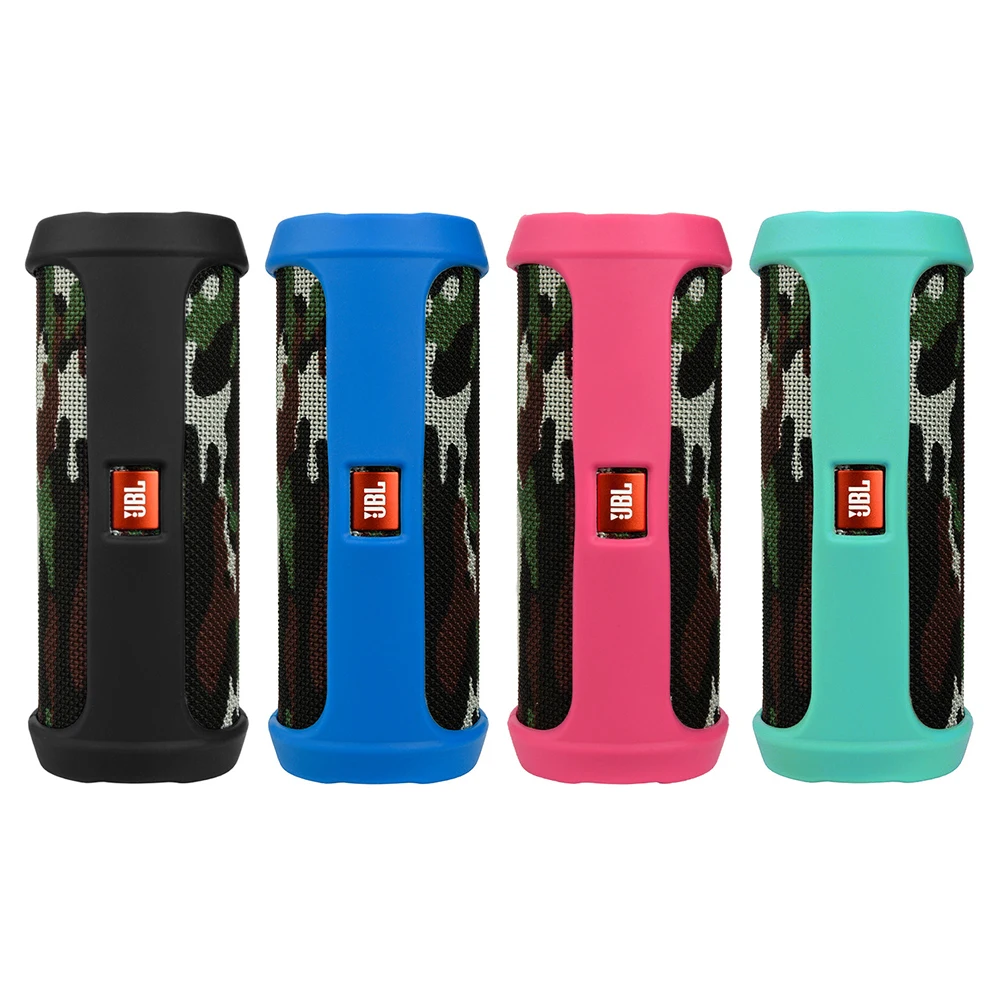 Мягкий силиконовый чехол для JBL Flip4 противоударный водонепроницаемый защитный
