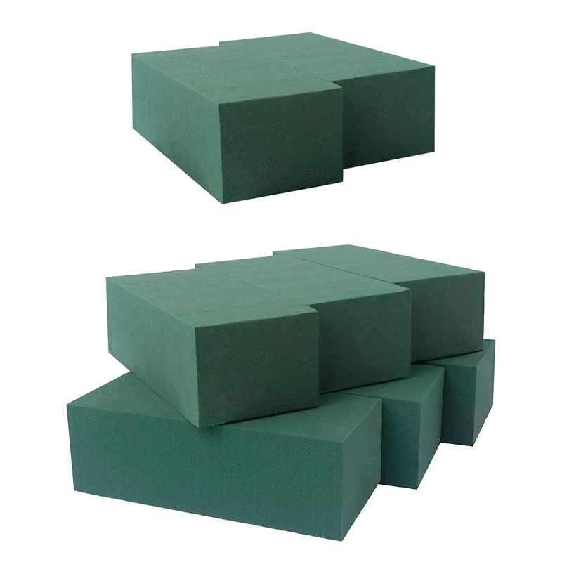 

ABSF 8 Pack Floral Foam For Fresh And Artificial Flowers,Dry And Wet Floral Foam Blocks For Wedding,Birthday,Home Decoration