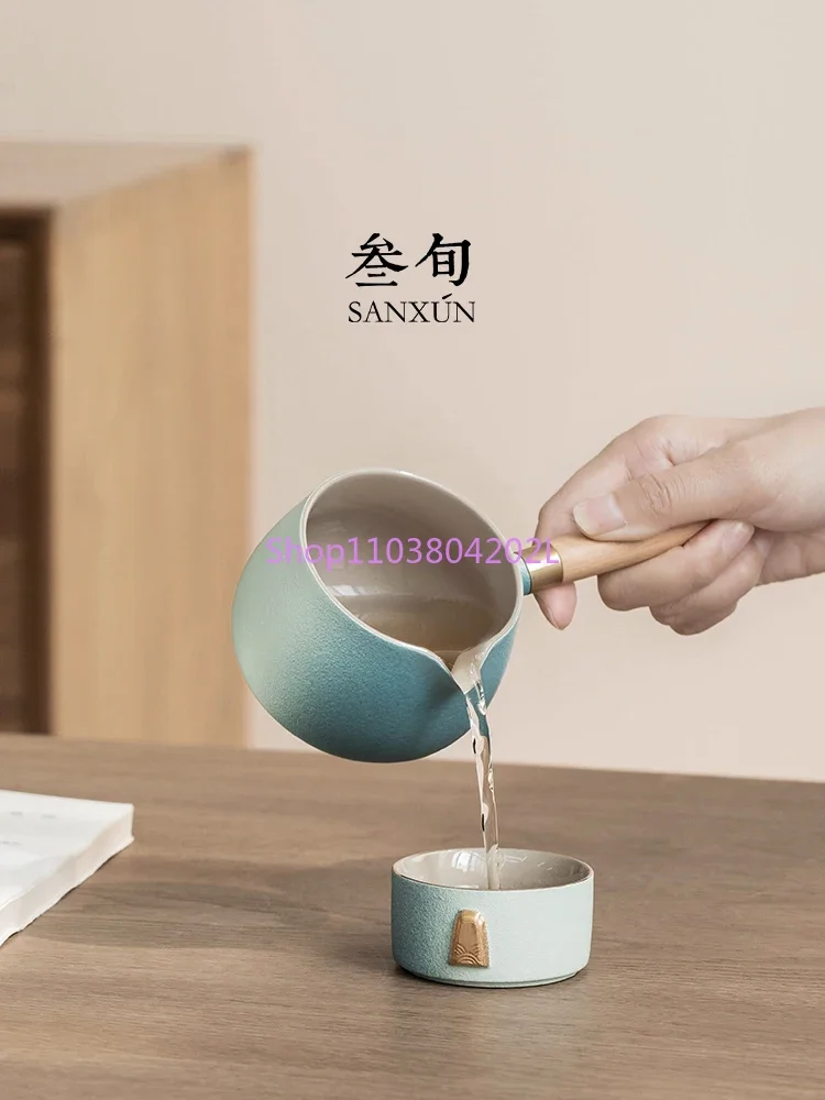 Sanxun великолепный автоматический чайный разбрызгиватель набор кунг-фу домашний