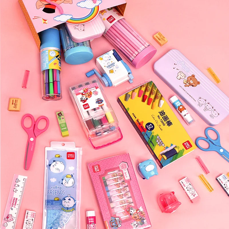 Милые аксессуары школьные принадлежности канцелярские товары линейка карандаши