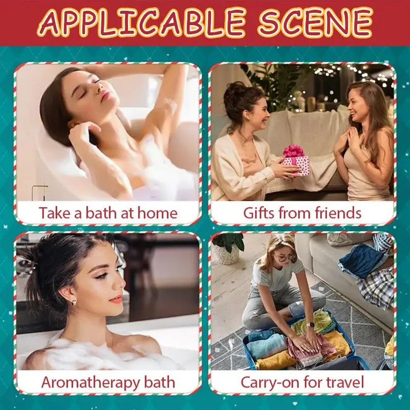 Рождественский шар для ванны Детский рождественский Чистое мыло тела